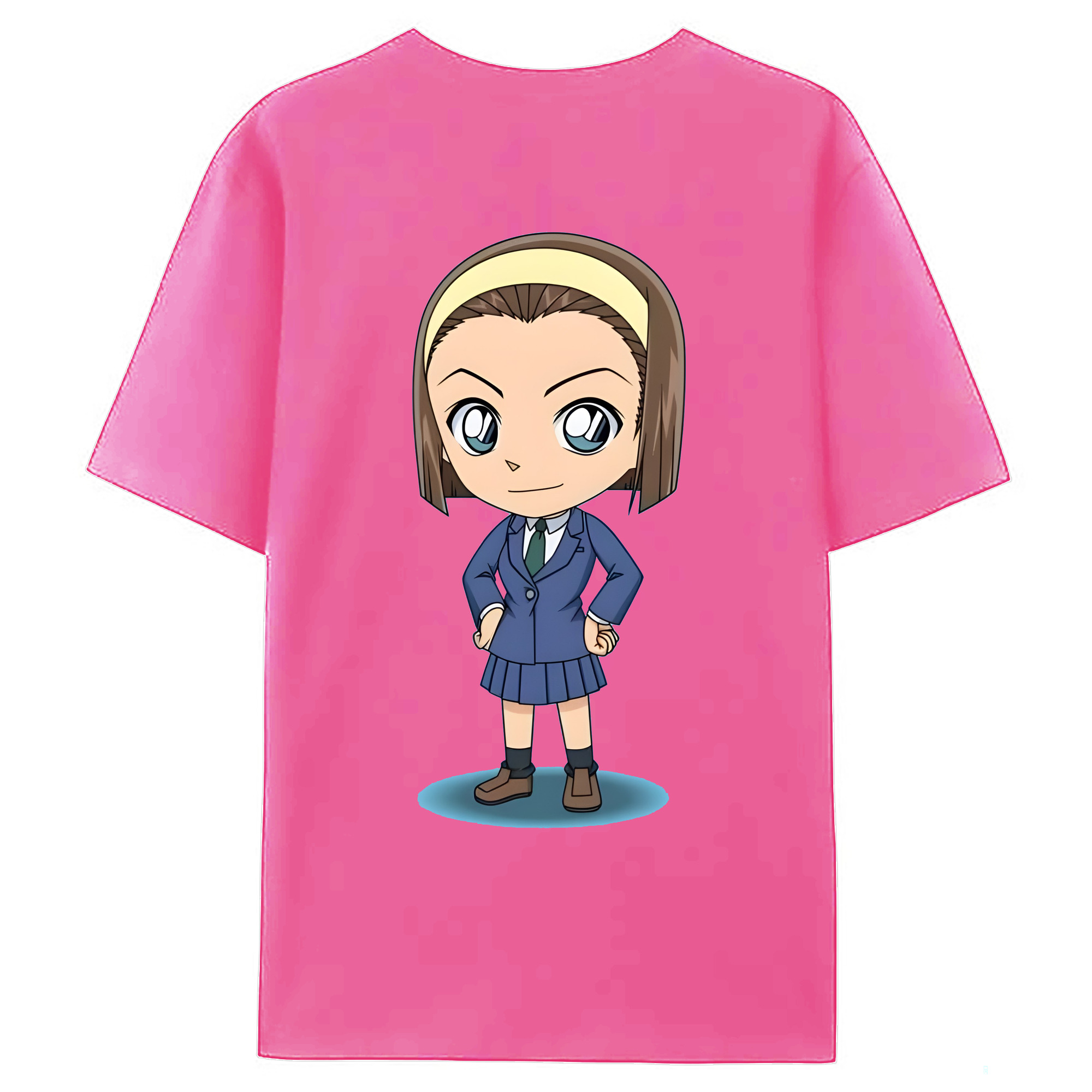 （画像用） 名探偵コナン 吉田 歩美 よしだ あゆみ Detective Conan my Yeager レディース半袖Tシャツ(バックプリント)